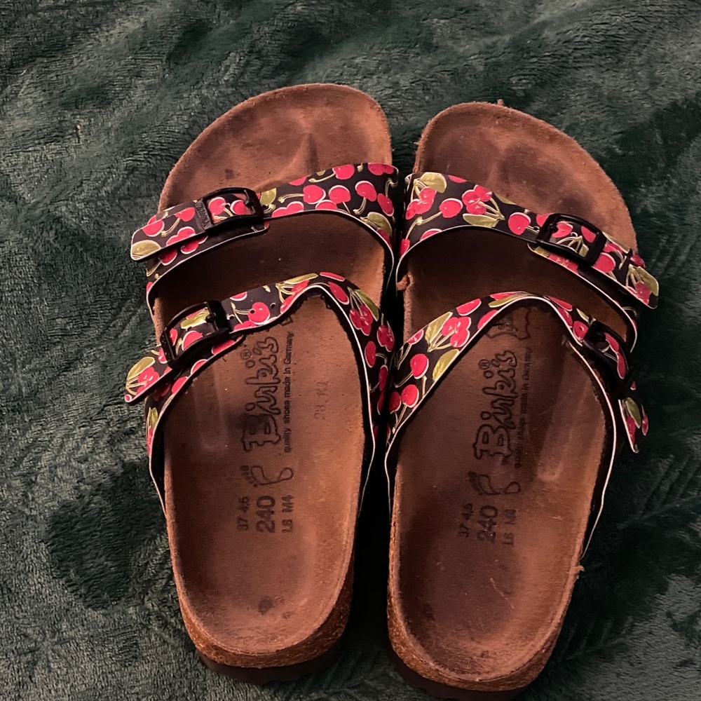 Cherry Pattern Women's Sandals - image 1